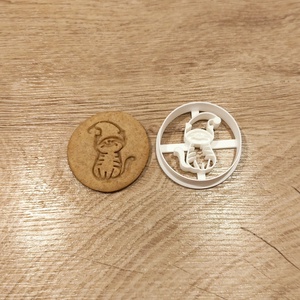 !Akció! cicás kekszkiszúró szett - otthon & életmód - konyhafelszerelés, tálalás - sütés, főzés - sütikiszúró - Meska.hu