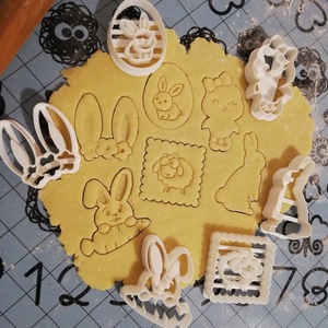 Húsvéti sütemény kiszúró forma szett, Ünnepi díszek, dekorációk, Húsvéti díszek és dekorációk, Húsvéti sütikiszúró, Mindenmás, Mézeskalácssütés, MESKA