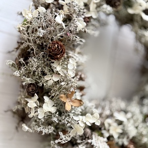 Zuzmó koszorú - otthon & életmód - dekoráció - virágdísz és tartó - koszorú - Meska.hu