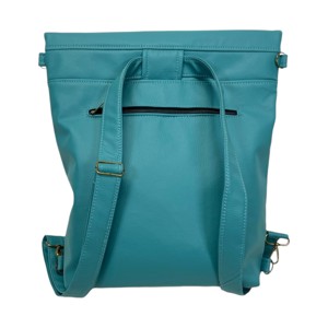 SuziartBag Türkiz tavirózsás 3in1 hátizsák - táska & tok - kézitáska & válltáska - válltáska - Meska.hu