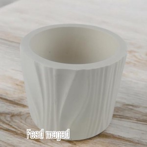 Csíkos kaspó kisebb, Otthon & Életmód, Dekoráció, Virágdísz és tartó, Cserép & Kaspó, , MESKA