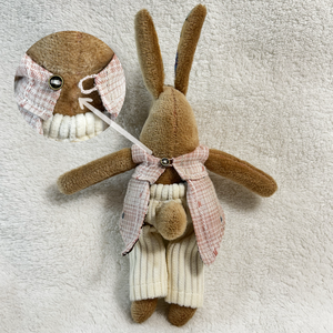 Karamell Nyuszi Plüss - játék & sport - plüssállat & játékfigura - nyuszi - Meska.hu