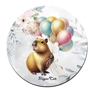 Cuki lufis capybara mintás pohár alátét, , , MESKA