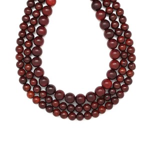 Fa rózsa golyó 10mm  ékszerkészítő alapanyag (füzér), Kellékek & szerszámok, Ásvány alapanyag, Ásványfüzér, , MESKA