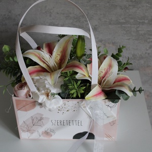 Ballagási ajándék - otthon & életmód - dekoráció - virágdísz és tartó - virágbox, virágdoboz - Meska.hu