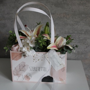 Ballagási ajándék - otthon & életmód - dekoráció - virágdísz és tartó - virágbox, virágdoboz - Meska.hu