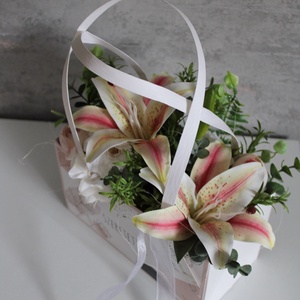 Ballagási ajándék - otthon & életmód - dekoráció - virágdísz és tartó - virágbox, virágdoboz - Meska.hu