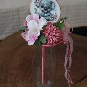 Koala ballagási csokor, Otthon & Életmód, Dekoráció, Virágdísz és tartó, Csokor & Virágdísz, Virágkötés, Decoupage, transzfer és szalvétatechnika, MESKA