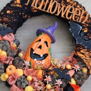 Halloween-i ajtódísz  - otthon & életmód - dekoráció - halloween - halloweeni ajtódíszek és ablakdíszek - Meska.hu