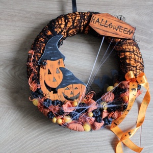 Halloween-i ajtódísz  - otthon & életmód - dekoráció - halloween - halloweeni ajtódíszek és ablakdíszek - Meska.hu