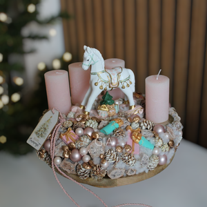 Hintalovas adventi koszorú  - Meska.hu