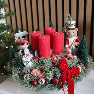 Adventi koszorú  - Meska.hu