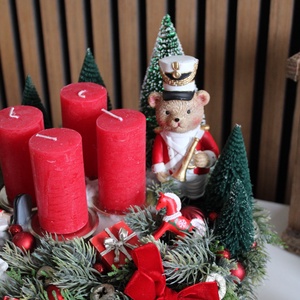 Adventi koszorú  - karácsony - adventi díszek - adventi koszorú - Meska.hu