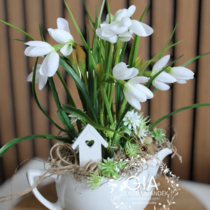 Hóvirágos kiöntő - Meska.hu