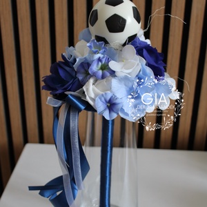 Focis ballagási csokor - Meska.hu