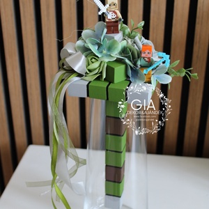 Egyedi Minecraft ballagási csokor - Meska.hu