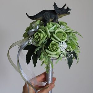 Dínós ballagási csokor - Meska.hu