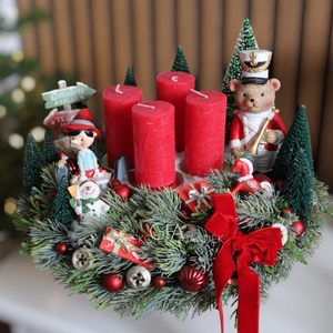 Adventi koszorú , Karácsony, Adventi díszek, Adventi koszorú, Mindenmás, MESKA