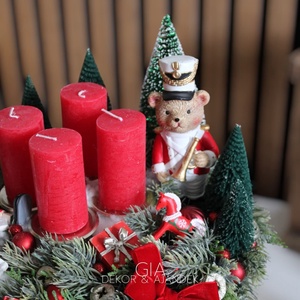 Adventi koszorú  - karácsony - adventi díszek - adventi koszorú - Meska.hu