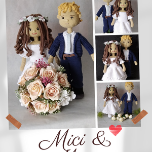 Mici és Marci  minta leírás pdf - diy (csináld magad) - szabásminta, útmutató - horgolási minta - Meska.hu
