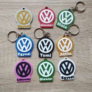 Egyedi kulcstartó - Volkswagen - táska & tok - kulcstartó & táskadísz - kulcstartó - Meska.hu