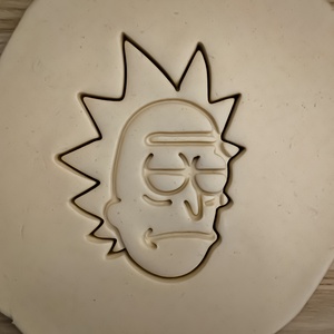 Sütikiszúró - Rick ( Rick és Morty ) - otthon & életmód - konyhafelszerelés, tálalás - sütés, főzés - sütikiszúró - Meska.hu