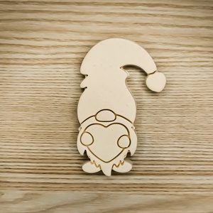 Sütikiszúró - Szivecskés karácsonyi manó - otthon & életmód - konyhafelszerelés, tálalás - sütés, főzés - sütikiszúró - Meska.hu