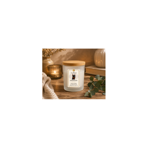 DOBERMANN - Kézműves szójaviasz illatgyertya - PAW CANDLES COLLECTION - Vanília illattal - Meska.hu