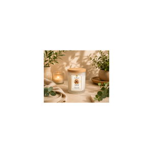 USZKÁR - Kézműves szójaviasz illatgyertya - PAW CANDLES COLLECTION - Trópusi gyümölcs illattal - otthon & életmód - gyertya, illat, aroma - mécses és mécsestartó - Meska.hu