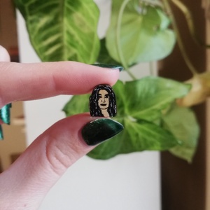 Lennon és Ono (Be my Yoko Ono) fülbevaló - ékszer - fülbevaló - pötty fülbevaló - Meska.hu