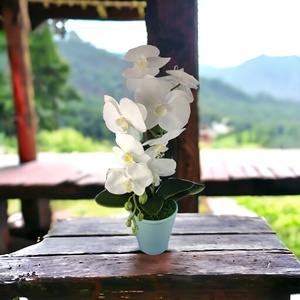 Nagy méretű fehér orchidea OR102FH - otthon & életmód - dekoráció - virágdísz és tartó - csokor & virágdísz - Meska.hu