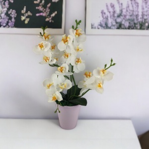 Négyágú fehér kisméretű orchidea ORK401FH - otthon & életmód - dekoráció - virágdísz és tartó - csokor & virágdísz - Meska.hu