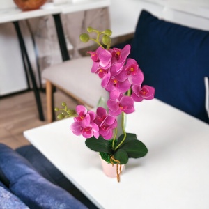 Kisméretű, kétágas ciklámen orchidea ORK219CI - otthon & életmód - dekoráció - virágdísz és tartó - csokor & virágdísz - Meska.hu