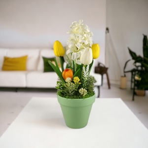 Fehér jácintos asztaldísz JAT03FH - otthon & életmód - dekoráció - asztal és polc dekoráció - asztaldísz - Meska.hu