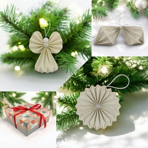 Karácsonyi ajándékbox válogatás - fehér és ekrü árnyalatokban KMBX01 - karácsony - karácsonyi lakásdekoráció - karácsonyfadíszek - Meska.hu