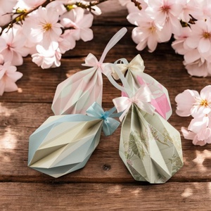 4 darabos nagy méretű origami húsvéti tojás szett  tartós és különleges dekoráció - Meska.hu