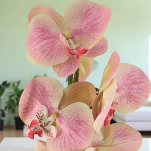 Rózsaszín nagyméretű egyszálas élethű orchidea OR121RS - otthon & életmód - dekoráció - virágdísz és tartó - csokor & virágdísz - Meska.hu
