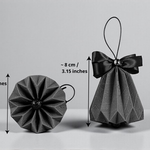 Csengettyű alakú arany mintás karácsonyfadísz szett BL213 - karácsony - karácsonyi lakásdekoráció - karácsonyfadíszek - Meska.hu