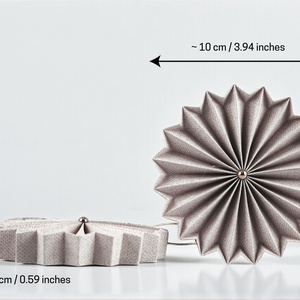 Piros rozetta formájú 2 darabos karácsonyfadísz szett ROZ2038 - karácsony - karácsonyi lakásdekoráció - karácsonyfadíszek - Meska.hu