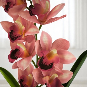 Élethű nagy méretű egyszálas élénk rózsaszín csónakorchidea ORC112PK - otthon & életmód - dekoráció - asztal és polc dekoráció - asztaldísz - Meska.hu