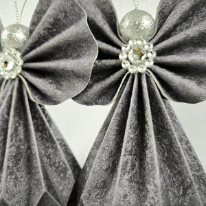 Sötétkék papírangyalka PANEZ0084 - otthon & életmód - dekoráció - fali és függő dekoráció - függődísz - Meska.hu