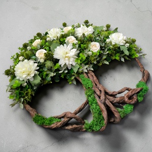 Fehér Virágzás Életfa KPEF025 - otthon & életmód - dekoráció - ajtó- és ablak dekoráció - ajtódísz & kopogtató - Meska.hu