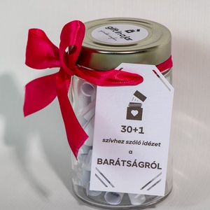 Üzenetek üvegben -Idézetek a barátságról - otthon & életmód - dekoráció - dísztárgy - Meska.hu