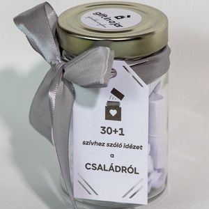 Üzenetek üvegben - Idézetek a családról - otthon & életmód - dekoráció - dísztárgy - Meska.hu