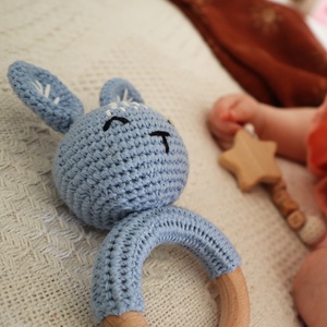 Blue Bunny Box - Baba ajándékdoboz / Babaváró ajándék / Babalátogató ajándék - játék & sport - Meska.hu