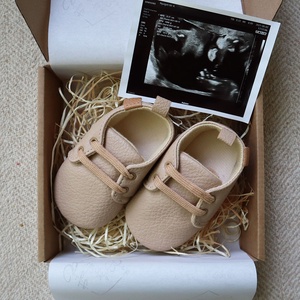 Beige Little Shoes Box - Terhességbejelentő doboz - Meska.hu