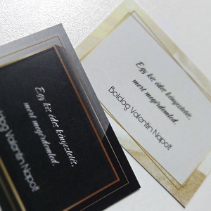 Egyedi kísérőkártya - diy (csináld magad) - egységcsomag - Meska.hu