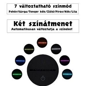 APUKÁNK A FÉRFI A MÍTOSZ A LEGENDA - 3D LED LÁMPA EGYEDI FELIRATTAL APÁKNAK - otthon & életmód - lámpa - hangulatlámpa - Meska.hu