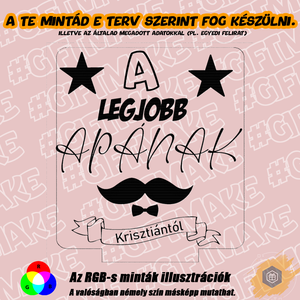 A legjobb Apának Egyedi felirattal - 3D LED LÁMPA Apáknak - otthon & életmód - lámpa - hangulatlámpa - Meska.hu