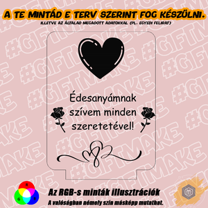Édesanyámnak szívem minden szeretetével -  3D LED LÁMPA ANYÁKNAK - otthon & életmód - lámpa - hangulatlámpa - Meska.hu